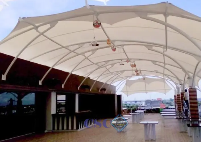 Canopy Membrane Hall / Atrium di Tasikmalaya